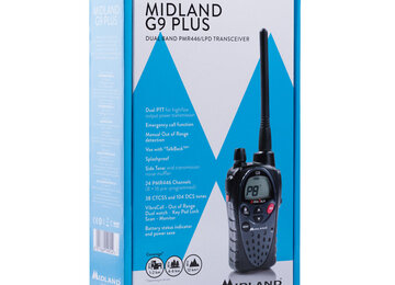 Midland G9 Plus PMR+LPD Funkgerät & Modifikation
